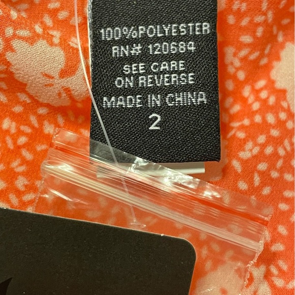 TORRID Floral Chiffon Tulip Back Tank in Coral - Picture 4 of 5